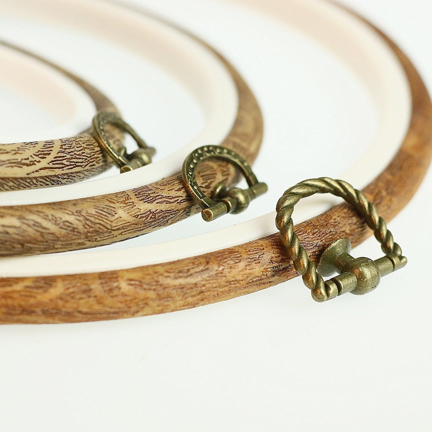 Vintage Floral 3 Piece Ring Set