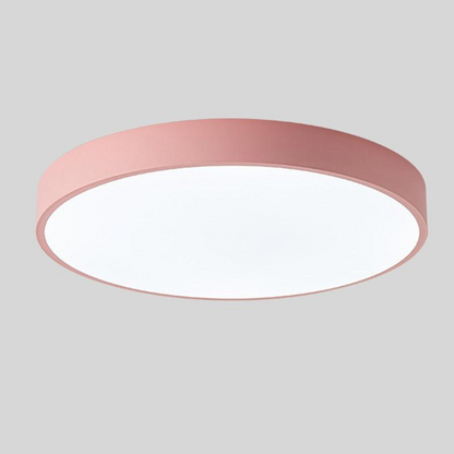 Simple Round Ceiling Lamp Modern Nordic Style