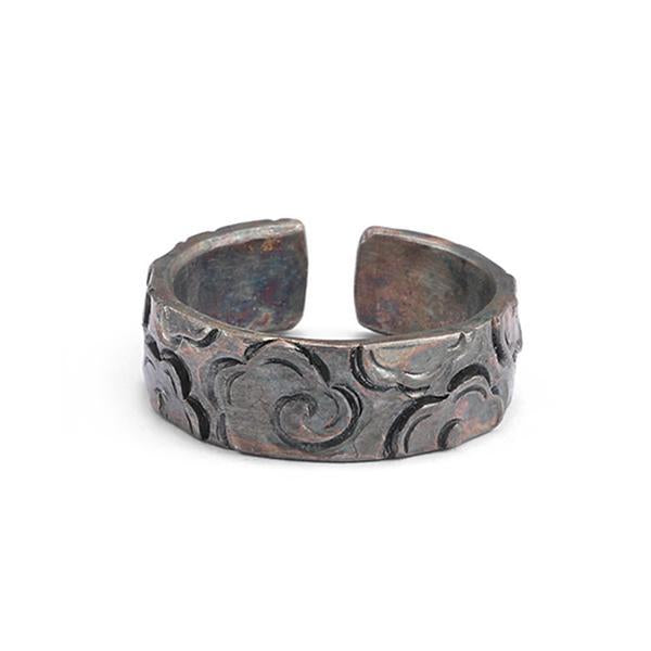 Simple Elegant Silver Wedding Band Ring