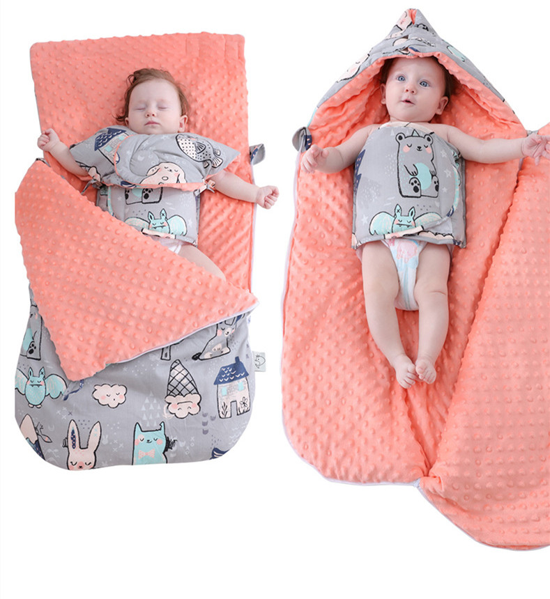 Cozy Infant Sleeper Bag with Hooded Cover