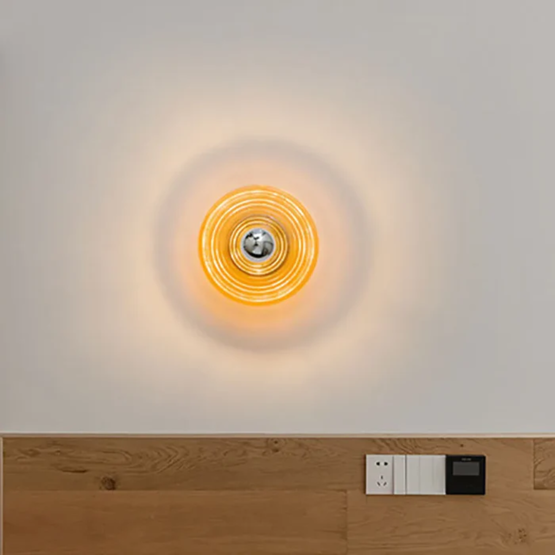 Elegant Wall Mount Glass Lamp
