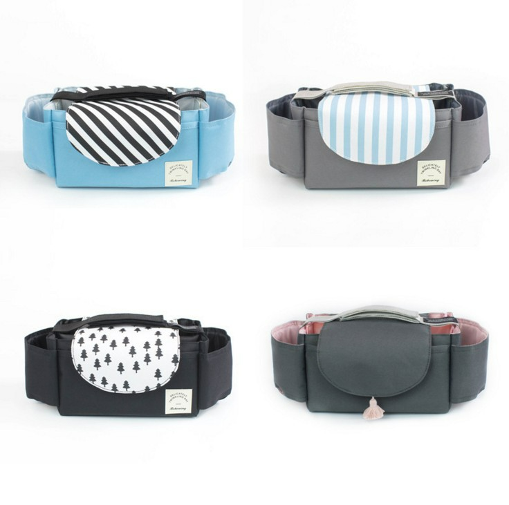 Convenient Stroller Storage Bag with Thermal Cup Pocket