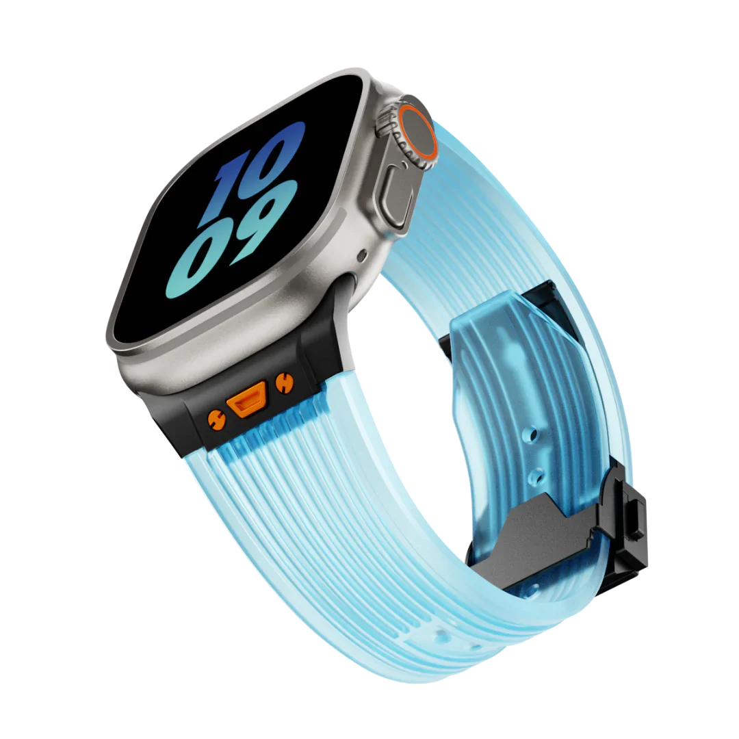 Clear Flexible Apple Watch Strap