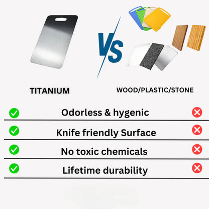 Hygienic Metal Cutting Board for Fresh Food Prep