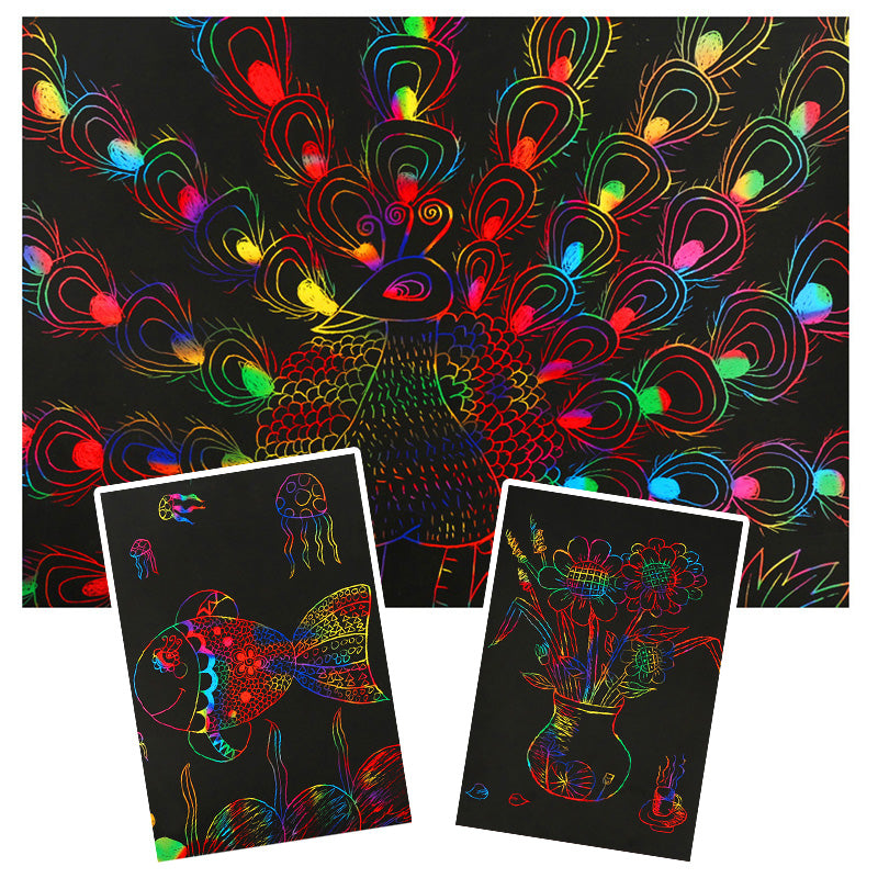 Vibrant Scratch Off Gift Cards with Fun Colors