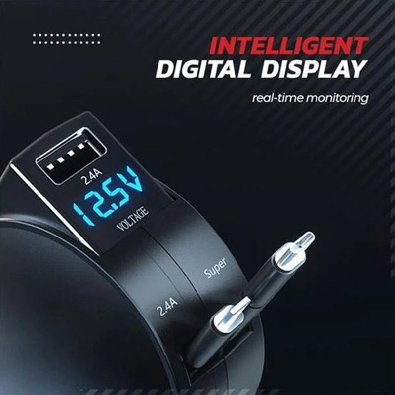 Fast 3 USB Car Phone Charger