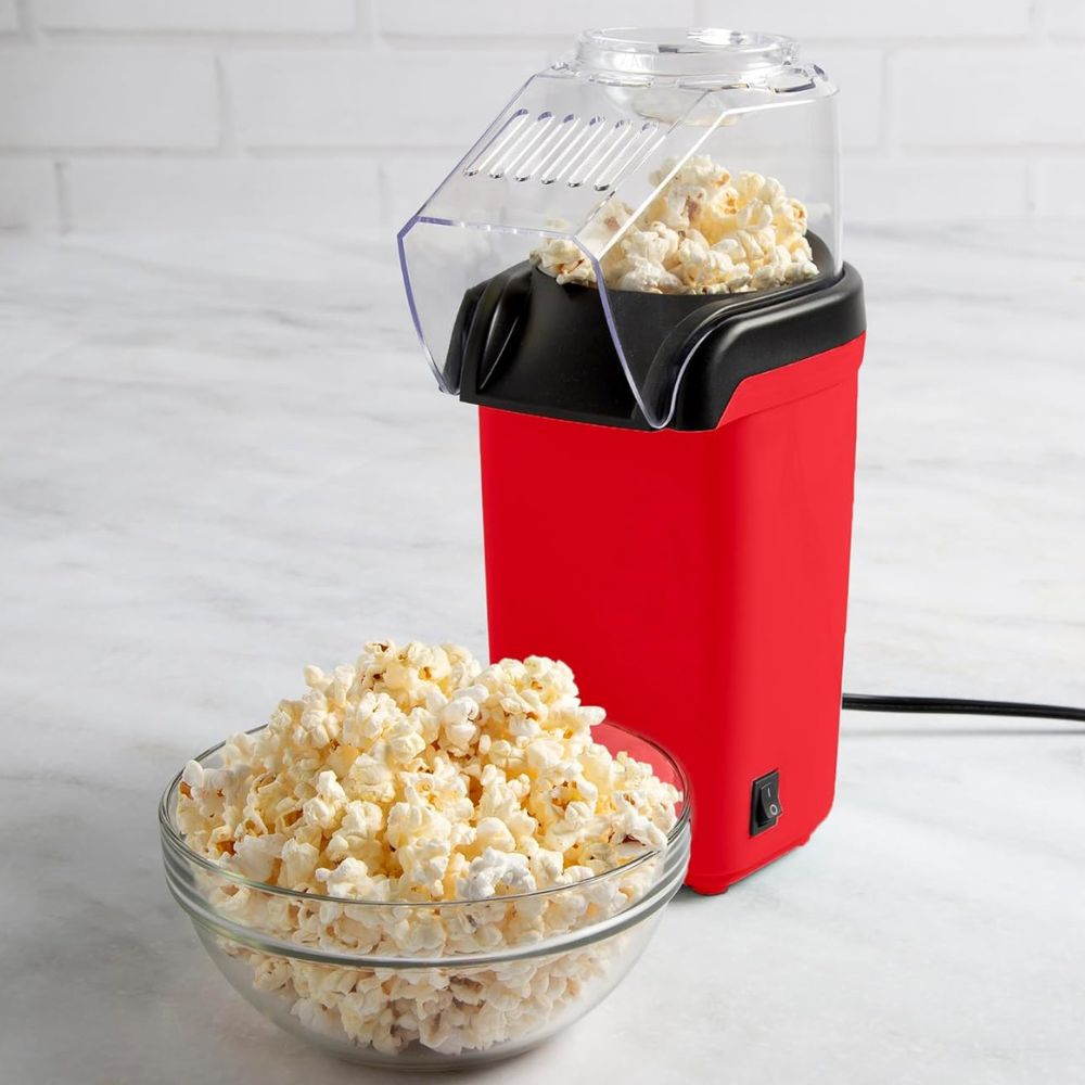Compact Healthy Popcorn Popper Easy Cooking Appliance - Luxicro