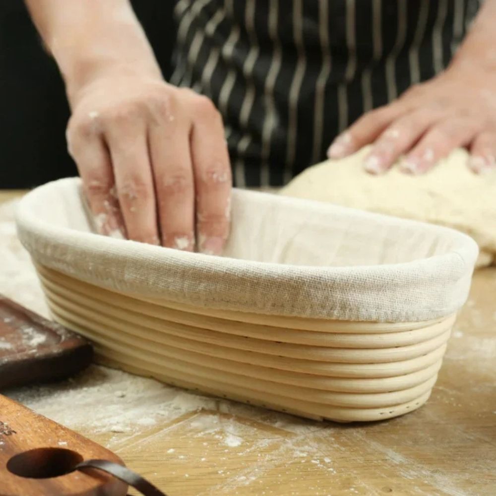 Round Wicker Bread Rising Proofing Basket - Luxicro