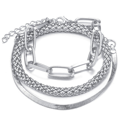 Stylish 3pc Fashionable Bangle Set