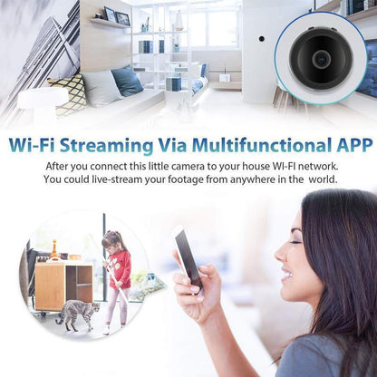 Compact WiFi Mini Security Camera 1080p