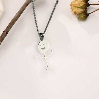 Trendy Humor Pendant Necklace