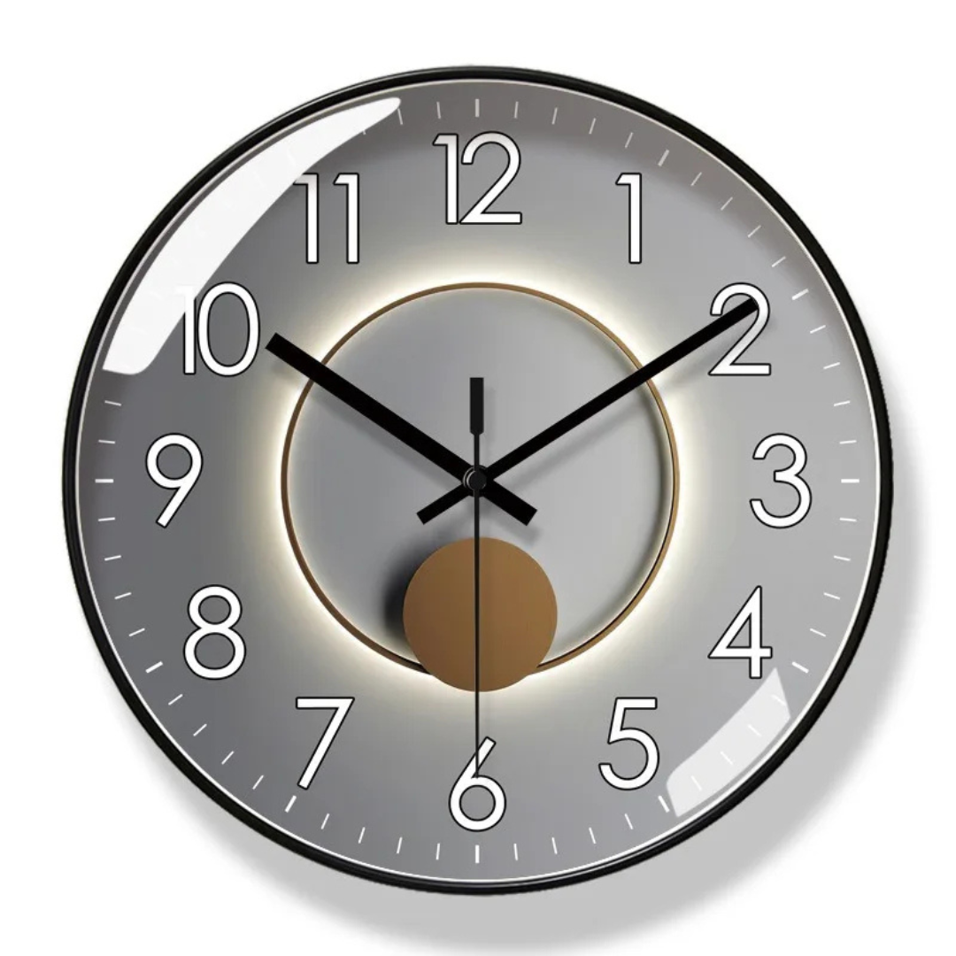 Contemporary Decorative Wall Clock with Sleek Style