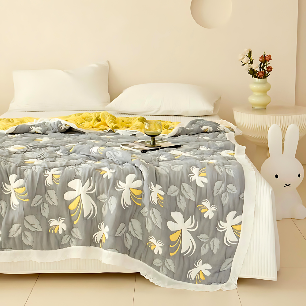 Beautiful Garden Throw Blanket