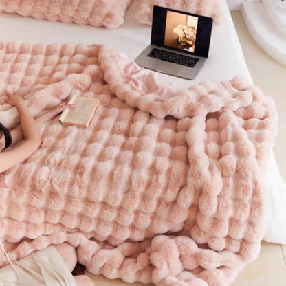 Soft Fuzzy Artificial Fur Blanket