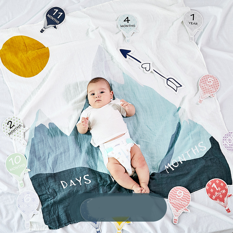 Cozy Infant Blanket and Breathable Swaddle Cloth