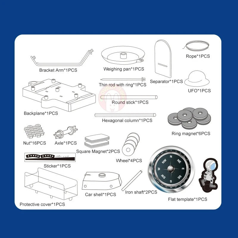 Fun Floating Magnet Science Kit for Children