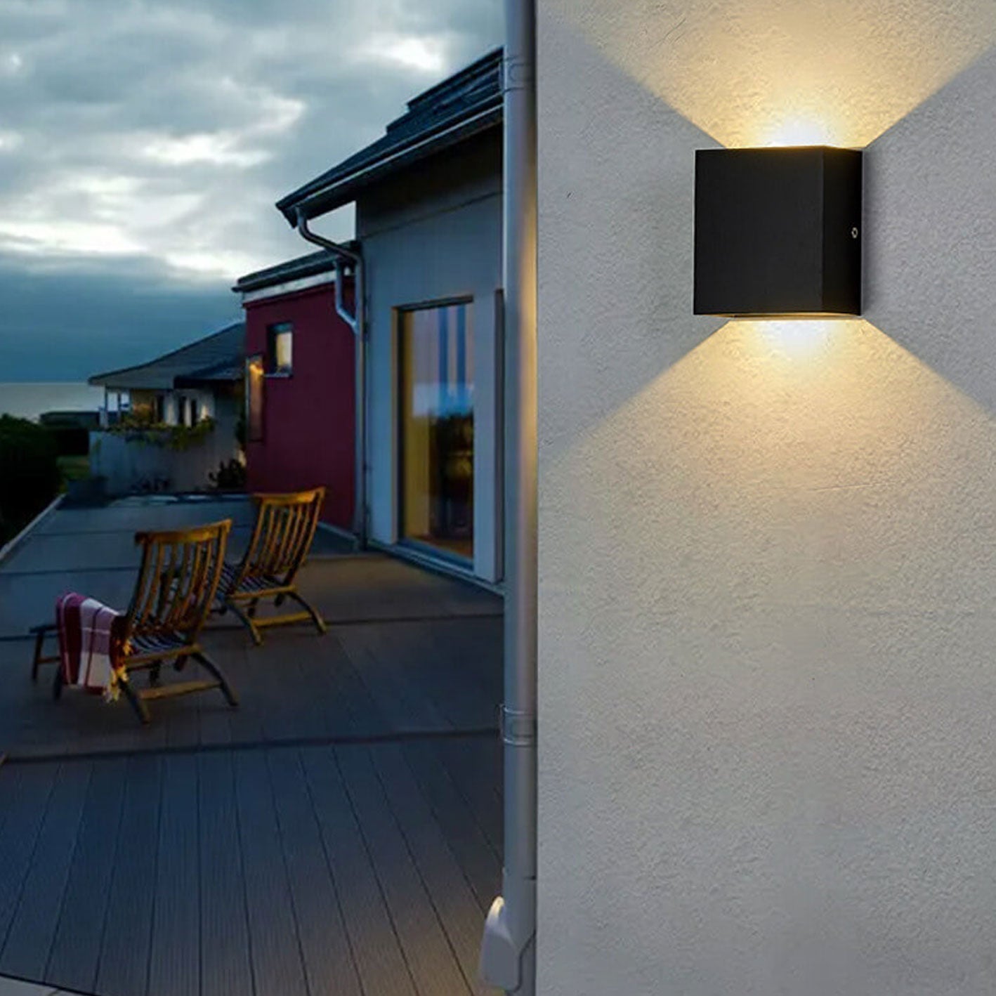 Automatic LED Outdoor Indoor Wall Lamp