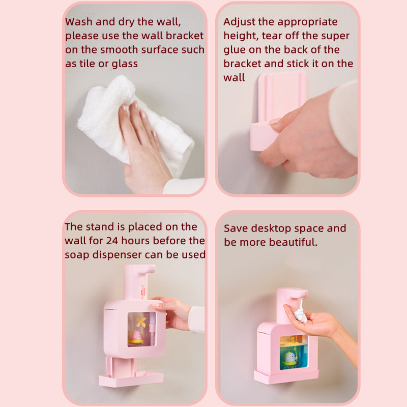 Automatic Pet Friendly Clear Soap Dispenser