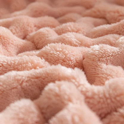 Cozy Warm Fuzzy Throw Blanket - Luxicro