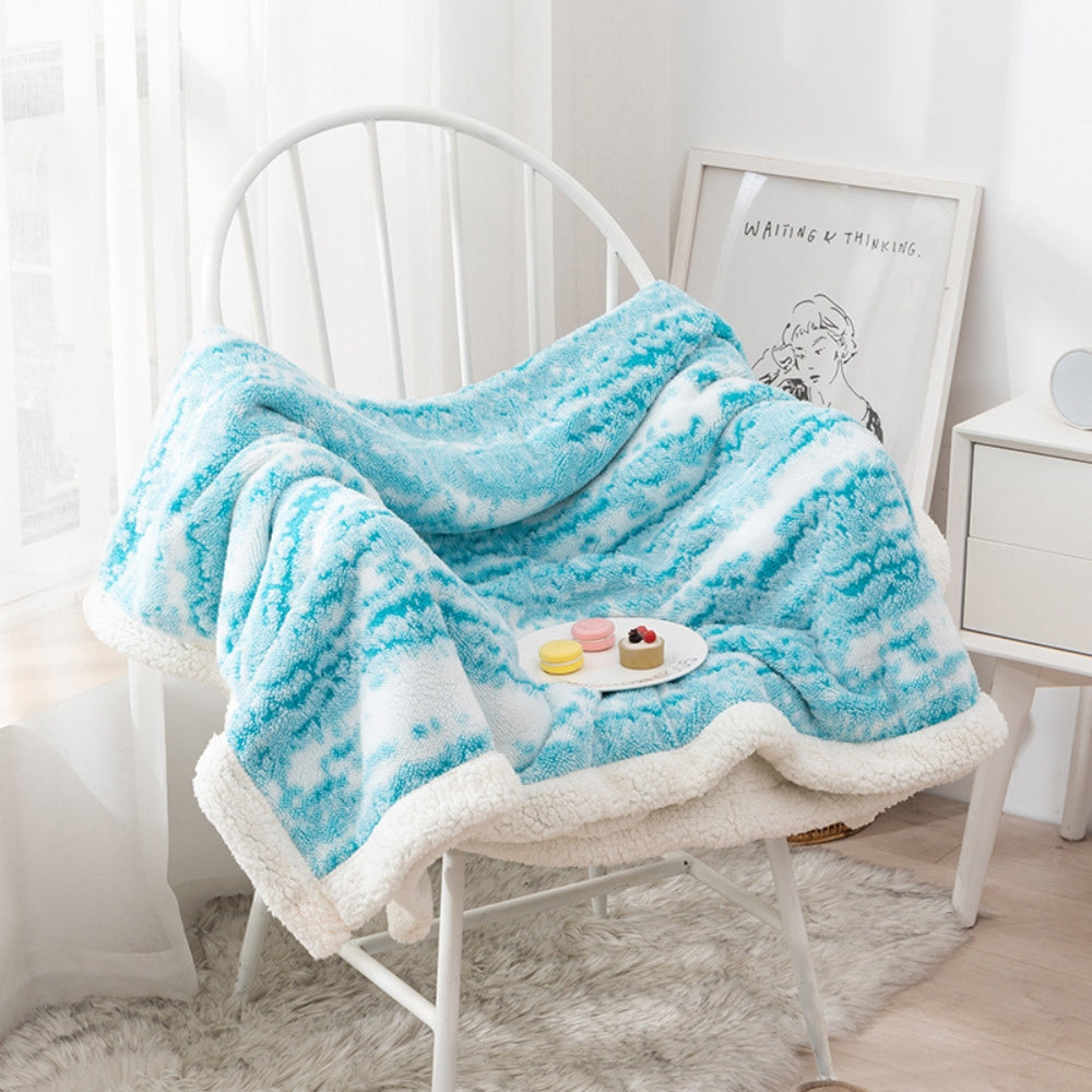 Plush Velvet Fleece Throw Blanket