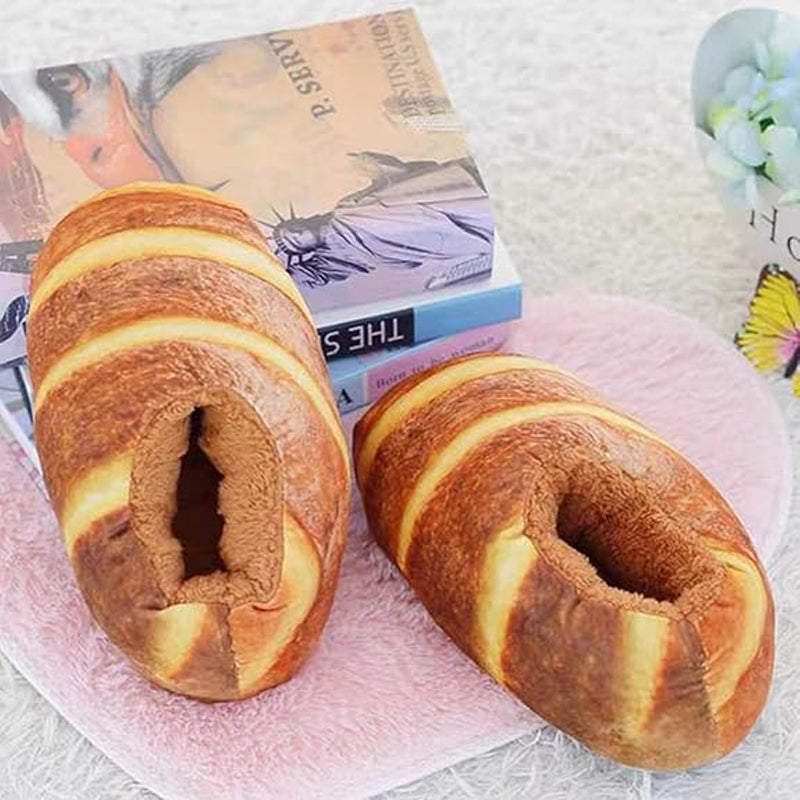 Cozy Fresh Bread Slippers