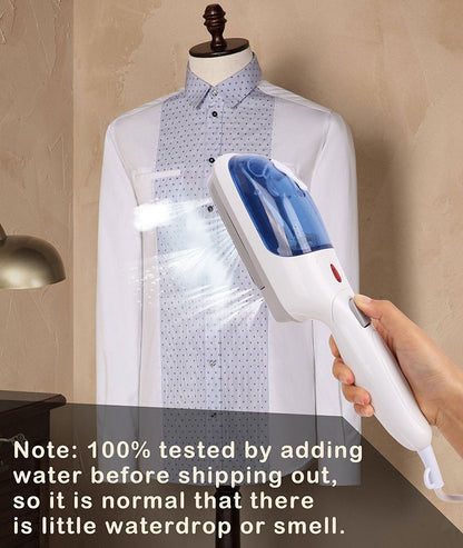 Portable Mini Steam Iron with Cleaning Brush