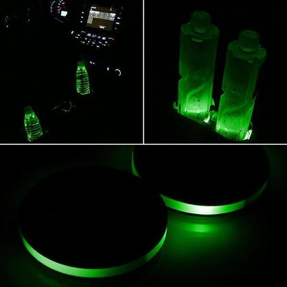 Portable Solar Powered Car Charger LED Lights (2-Pack)