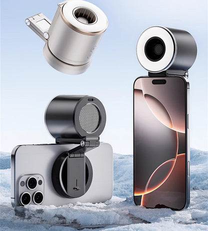 Compact Adjustable Phone Cooler and Holder