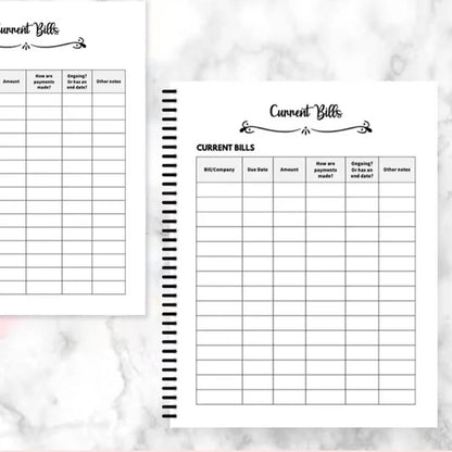 Funeral Life Planner Book