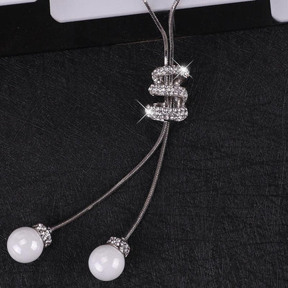 Cozy Longline Sweater Necklace for Ladies