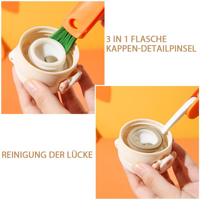 Practical 3-in-1 Cup Brush Cleaning Tool