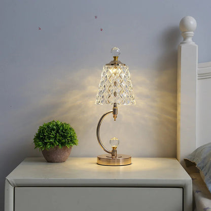 Traditional Clear Desk Lamp