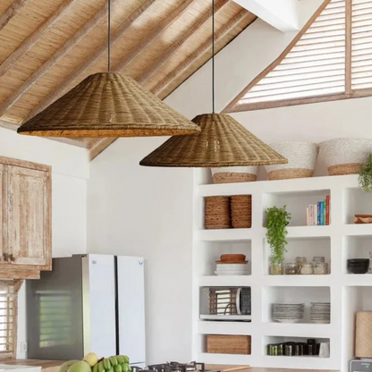 Eco Friendly Bamboo Pendant Light