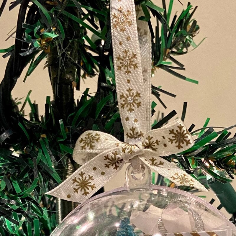 Sparkling Transparent Holiday Ball Decoration