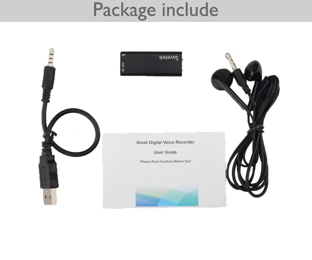 Compact Handsfree Digital Voice Recorder