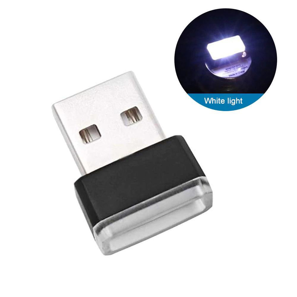 Compact Car USB Ambient Interior Light Lamp