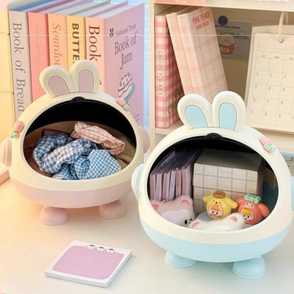 Cute Small Bunny Office Waste Basket