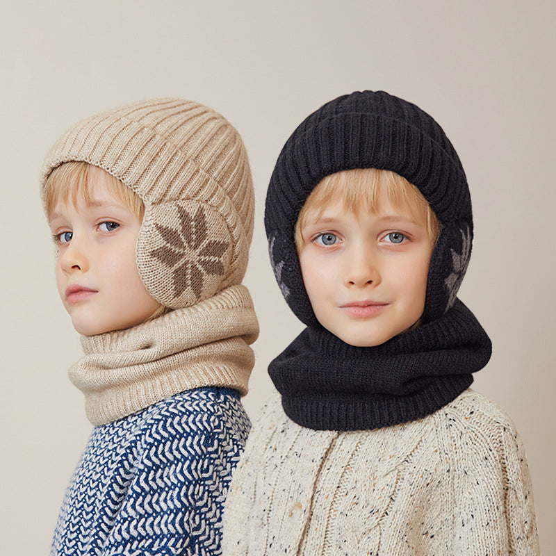 Cozy Childrens Winter Hat and Scarf Set