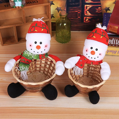 Holiday Sweet Woven Gift Basket