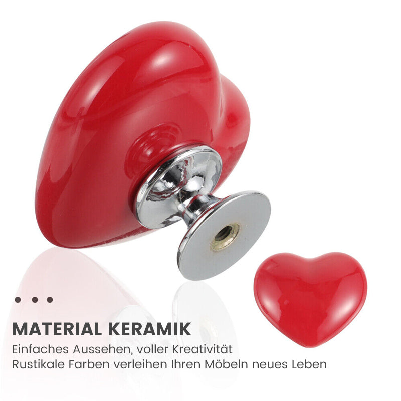 Stylish Love Shape Flush Button