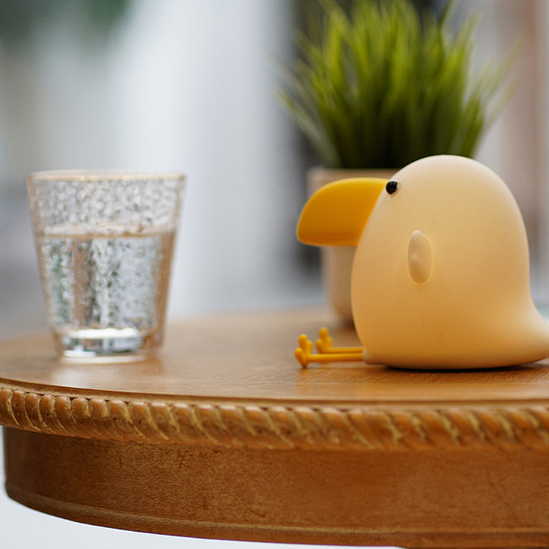 Compact LED Nightstand Lamp with Dimmer & Timer