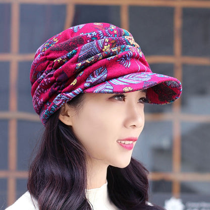 Elegant Petal Folded Baseball Cap