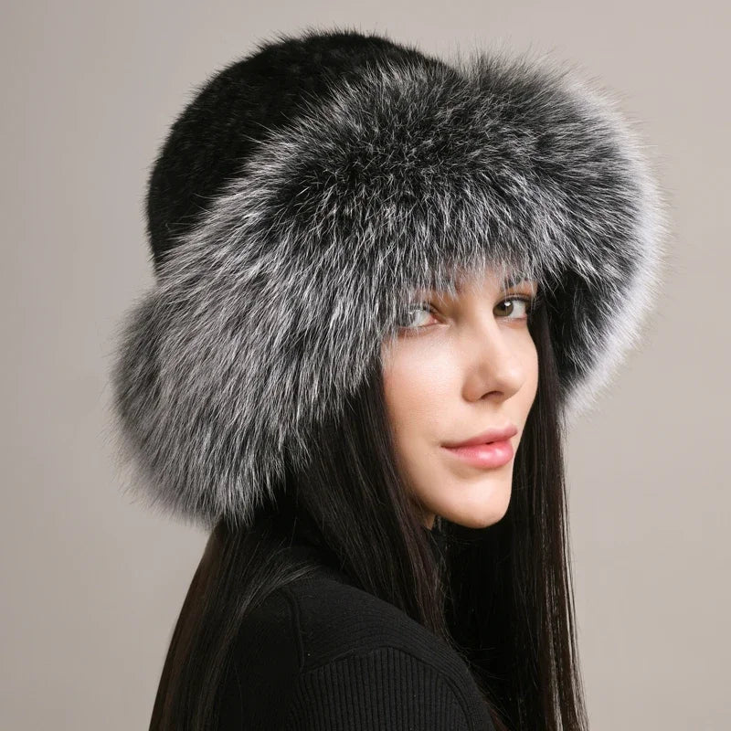 Luxurious Fur Winter Hat | Authentic Russian Style Cap
