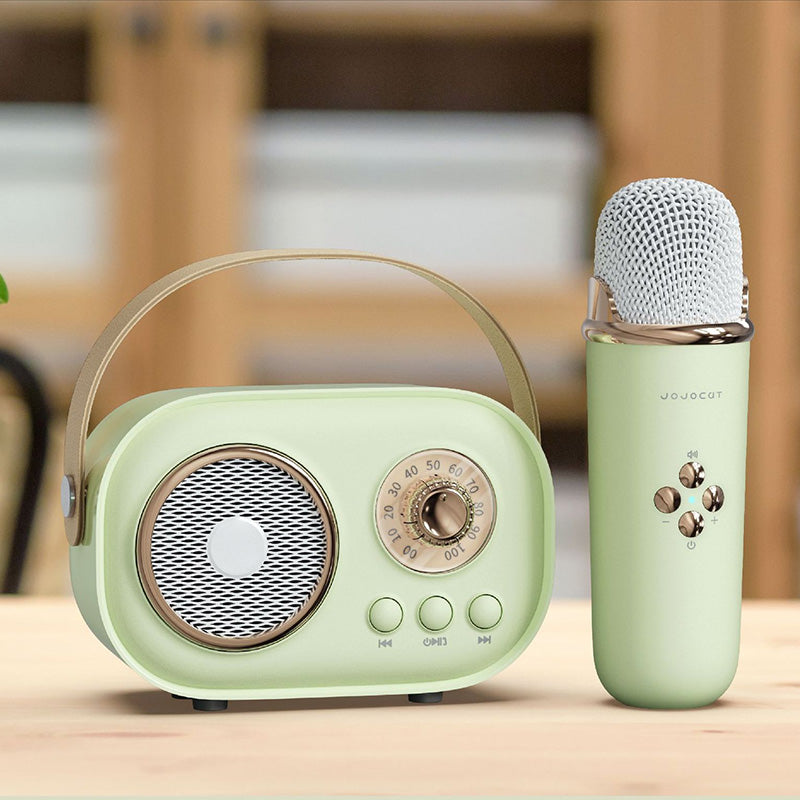 Compact Karaoke Machine & Bluetooth Wireless Speaker