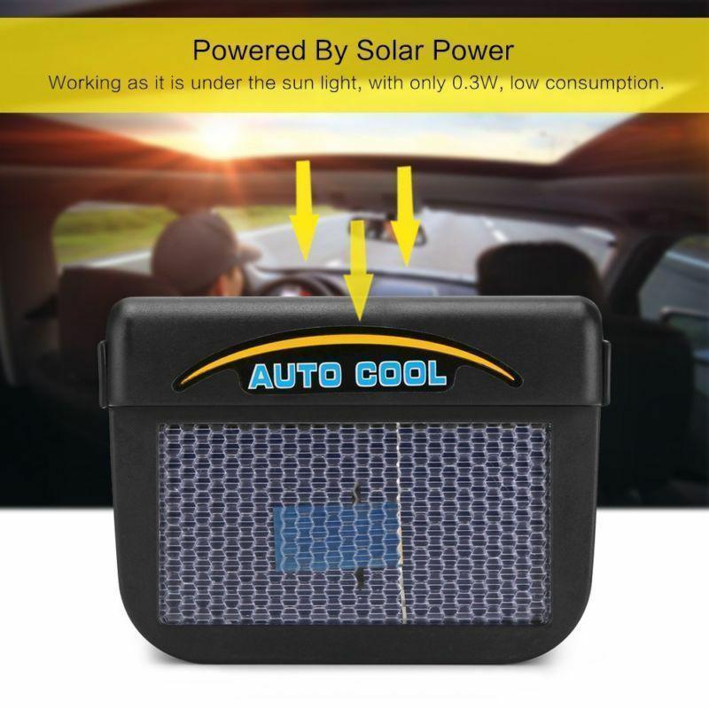 Car Window Solar Powered Air Vent Fan