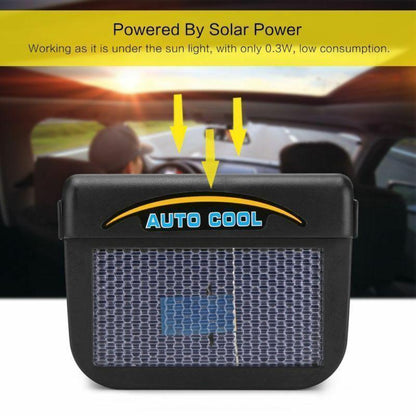 Car Window Solar Powered Air Vent Fan