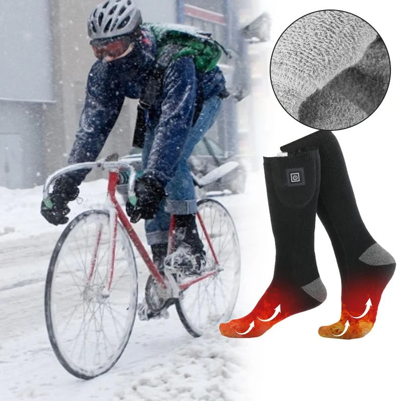 Cozy Electric Heat Socks with Variable Temperature Control