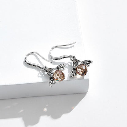 Colorful Bee Drop Earrings