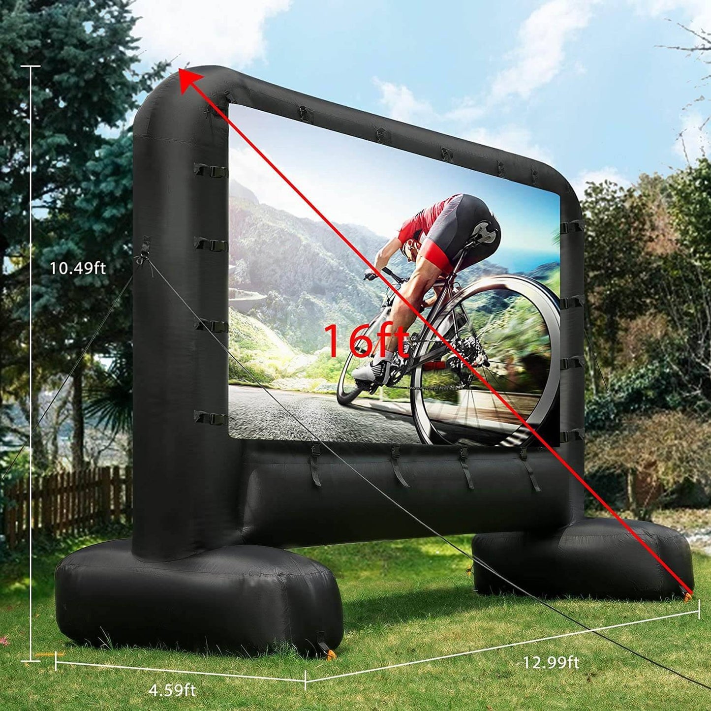 Large Inflatable Outdoor Movie Projector Kit