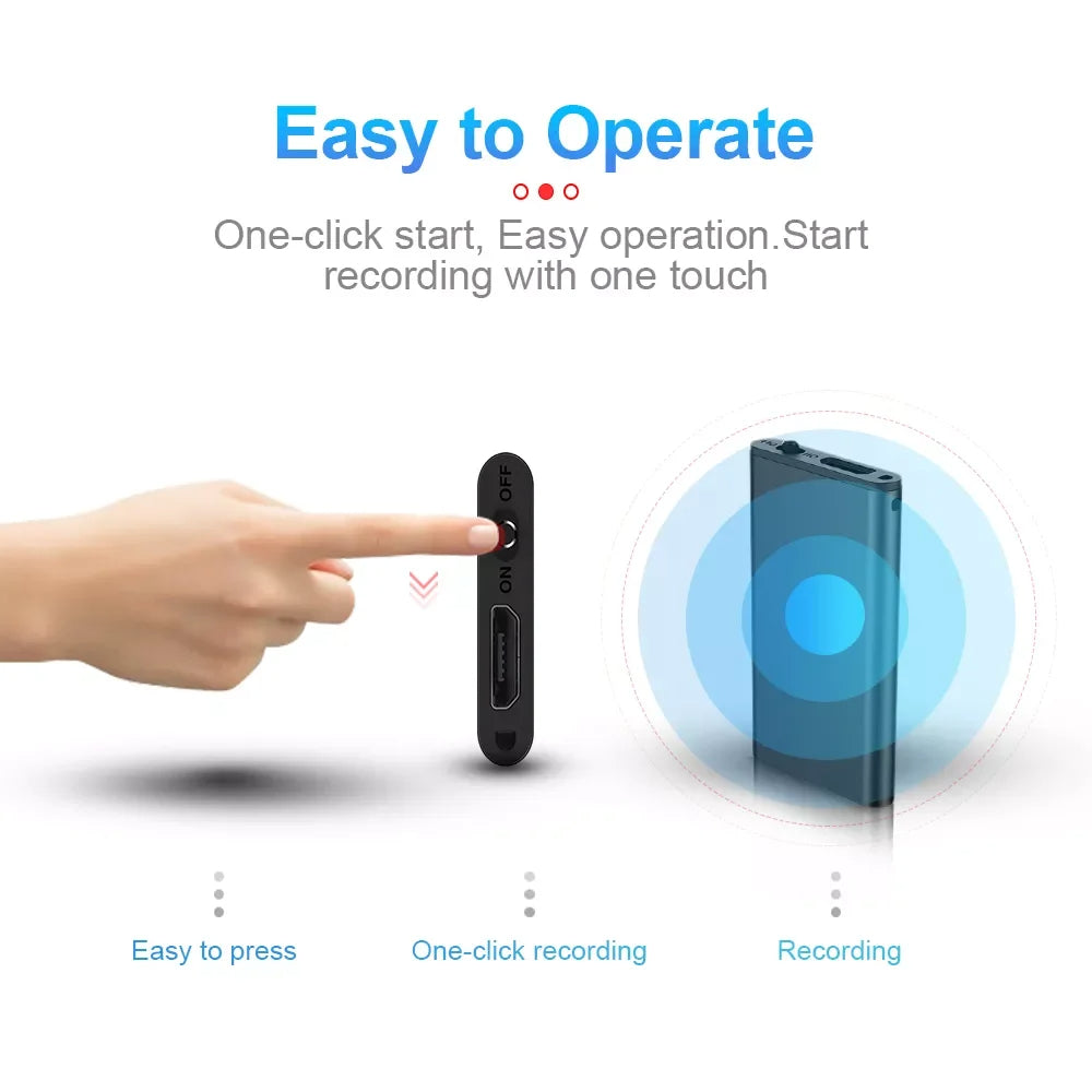 Compact Handsfree Digital Voice Recorder